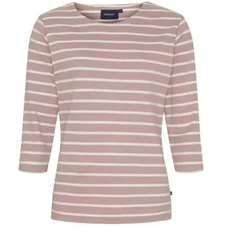 Sea Ranch Cannes 3/4-arm T-shirt - Woodrose / Ecru - XL