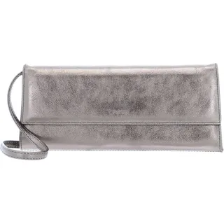PICARD Leder Schultertasche Clutch Auguri Shoulderbag Oldsilver taupe - Schwarz