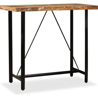 vidaXL 5-tlg. Bar-Set Altholz Massiv - Braun