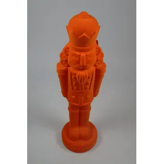 AM Design Nussknacker mit samtweichem Flock 81 cm orange