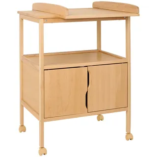 My Baby Lou Wickelkommode , Naturfarben , Holz , Buche , Hartholz,massiv,Hartholz , 2 Fächer , 70x90x68 cm , Europäischer Sicherheitsstandard, DIN EN 12221 , Babymöbel & Kindermöbel, Babyzimmer, Wickelkommoden & Zubehör, Wickelkommoden