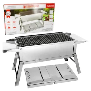 Klappbarer Camping-Grill SPUTNIK aus Edelstahl