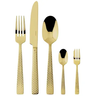 Sambonet Cortina Edelstahl/PVD Gold Besteck 30tlg.Vh. S0198-S00017-S1896 52722GN1 - Gelb