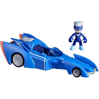 PJ Masks Cat Racer, Catboy Spielzeugauto mit Lichtern und Geräuschen, Vorschulspielzeug für Jungen und Mädchen