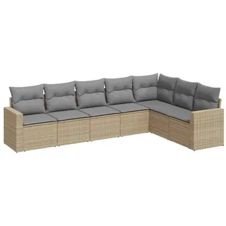 VidaXL 3251386, Hellgrau, Rattan, Stahl, 110 kg, Erwachsene & Kinder, 655 mm, 620 mm - Hellgrau