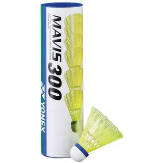Yonex Mavis 300 77 Badmintonbälle - Yellow - 6 Units