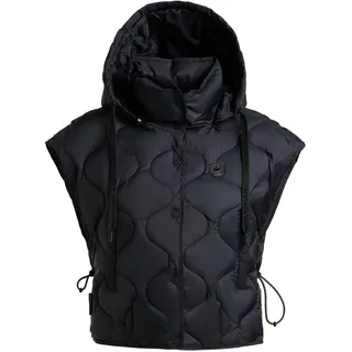 Steppweste KHUJO "Funktionsweste Ninga", Damen, Gr. XL, schwarz, Obermaterial: 100% Nylon NY.   100% Polyester PES., Westen Steppweste