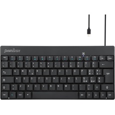 Perixx PERIBOARD-422 Mini-Tastatur, USB-C, Anschluss Typ C, italienisches Layout, schwarz