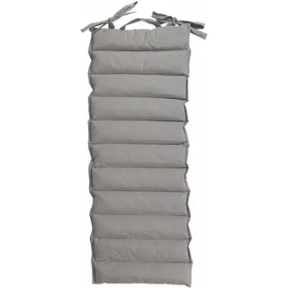 Briconess.com Gepolstertes Kissen für Gartenliegen, 180 x 60 cm, aus wasserabweisendem Polyester Cushy – LightGrey