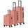 Bali Koffer-Set 3-tlg. orange/rosa/rot
