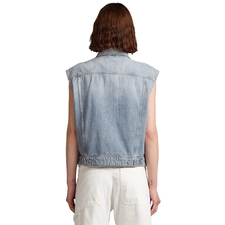 G-star Relaxed Denim Weste - Vintage Platinum Blue - XL