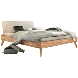 Hasena Massivholzbett Pesaro 200 x cm Holz Braun Kernbuche