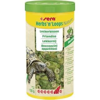 Sera Herbs'n'Loops Nature Futter für Aquaristik, 1000 ml