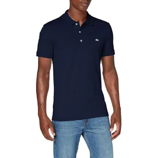 Lacoste Slim Fit Stretch Kurzarm-Poloshirt Dunkelblau - Dunkelblau