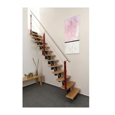 Luxholm Nebentreppe »Mini 180«, 12 Stufen, max. Geschosshöhe 258 cm - rot
