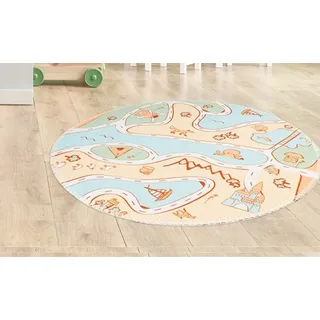 Arte Espina »Bambini 200« rund 5 mm Höhe Fantasievoll bedruckter Kinderteppich, angenehme Haptik,