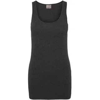 Vero Moda Longtop VMMAXI My Soft Long Tank Top - Dunkelgrau - XS