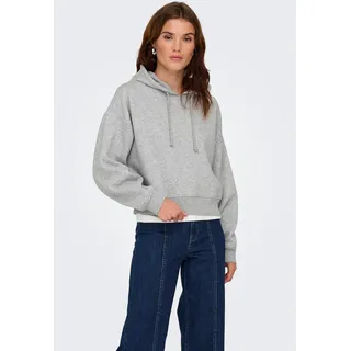 Only Hoodie Grau Melange S