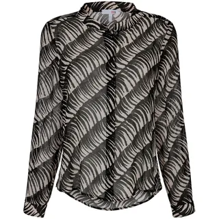 Alba Moda Hemdbluse »Bluse Bluse in transparenter Qualität«, beige