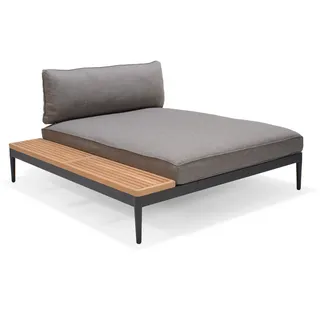 ScanCom Topaz XL Daybed Aluminium / Teak
