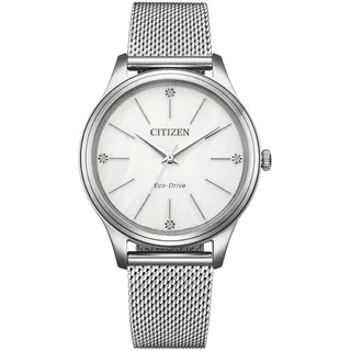 Citizen Damenuhr EcoDrive EM1220-82A - Silber