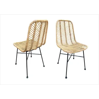 SIT Möbel Rattan Stuhl naturbelassen beige
