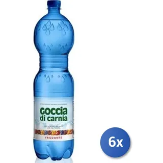 6x Multipack Goccia di carnia Frizzante Acqua 1,5 Lt