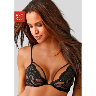 LASCANA Bügel-BH ", BH mit Bügel, Spitzen-BH, als Dessous-Set kombinierbar" sexy Unterwäsche, sexy Dessous, Reizwäsche Damen, schwarz