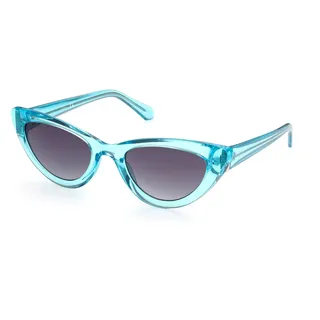 GUESS Damen GU7811 Sonnenbrille, shiny light blue, 54