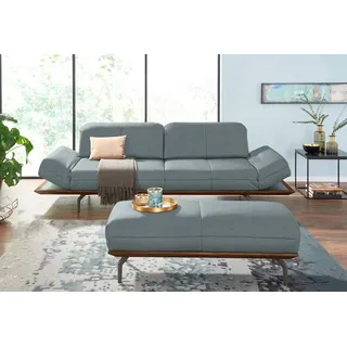 creation by rolf benz Creation BY ROLF BENZ, Polsterhocker »CR.420, Designhocker, Sitzhocker« in 2 Bezugsqualitäten, Holzrahmen in Eiche Natur oder Nussbaum,