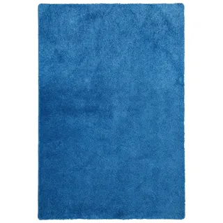 Snapstyle Hochflor Shaggy Teppich Palace Blau 80x160cm
