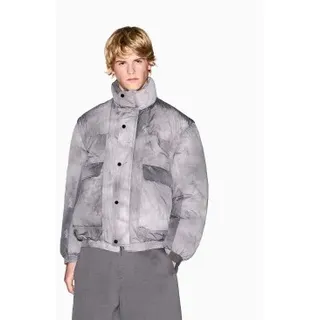 A|X Armani Exchange für Herren. XM001865AF18882F8050 Jacke mit abnehmbaren Ärmeln Blouson Dunkelgrau (XL), Lässig, Polyamid