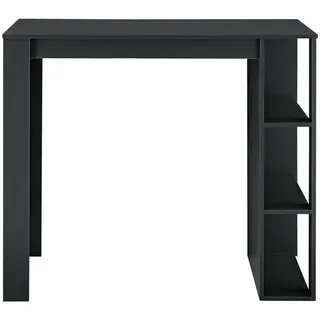 [en.casa] Bartisch Danderyd 120 x 105,5 x 60 cm Schwarz
