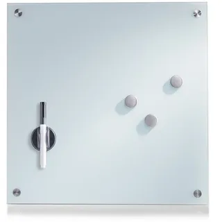 Zeller Glas-Magnettafel 40,0 x 40,0 cm weiß