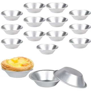 16 Stück Tartelette Förmchen Wiederverwendbare, Mini Tartelette Förmchen, 7.5 * 4 * 2CM, Törtchenform Tartelette Förmchens Klein Tarteform Antihaftbeschichtung für Kuchen Tarte Quiche
