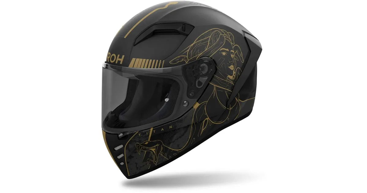 Casque Moto AIROH Connor Titan Matt Taille L - Homologué ECE 2206