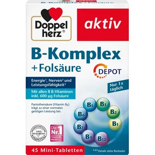 Doppelherz B-Komplex DEPOT mit Folsäure Tabletten 45 St.