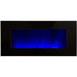 Chemin'Arte - Elektrischer Wandkamin Volcano XXL WiFi – entworfen in Frankreich – 110 x 38 x 11,5 cm