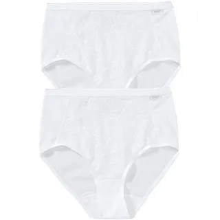 Formslip SPEIDEL "Shape", Damen, Gr. 40, weiß, Obermaterial: 92% Baumwolle, 8% Elasthan, unifarben, Unterhosen Formslip, feminin, bequem, elegant, figurbetonend, Baumwollmix