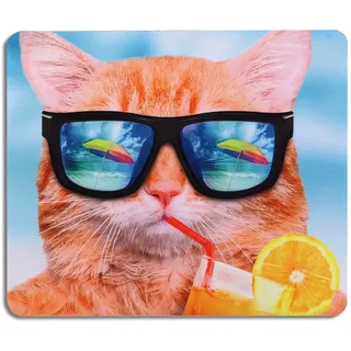 AOKSUNOVA Mauspad Office Mauspad Klein Niedliches Design 24 x 20 x 0,3 cm Mousepad mit Motiv (MF-053)