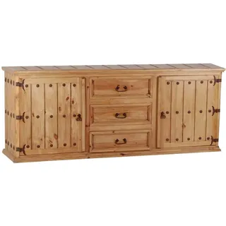 Mexico Sideboard Massivholz Pinie  Mexiko Möbel Mexikanisch