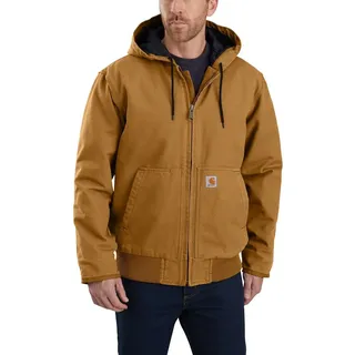 CARHARTT Duck Active Jacke, mit Kapuze 104050 - Braun, XXL