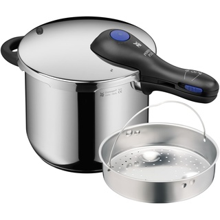 Perfect Plus One Pot Schnellkochtopf mit Dampfgareinsatz, 22 cm, 6,5 Liter