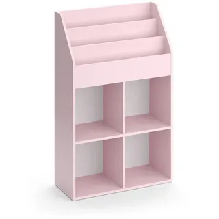 Vicco Kinderregal Luigi Rosa 72 x 114.2 cm ohne Faltboxen , Holzwerkstoff , 8 Fächer , Rechteckig , 72x114.2x31.2 cm , Babymöbel & Kindermöbel, Babyzimmer, Babyregale & Kinderregale