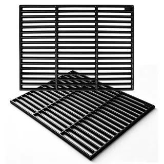 FORYEYC Gusseisen Grillroste für Rösle Videro G4-S, 45 x 70 cm Grillrost Ersatzteile für Enders Kansas Pro 4, Napoleon Rogue 525, Napoleon Prestige 500, 2 Stück