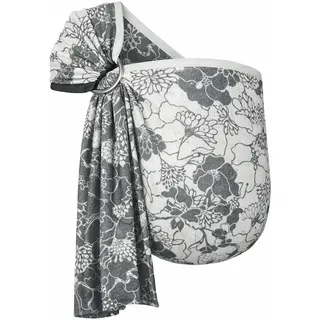 Hoppediz Ring-Sling, Baby-Tragetuch ab Geburt, Baumwolle Leinen, Design Florenz
