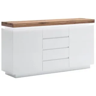 MCA Furniture Romina 150 x 81 x 40 cm weiß/eichefarben