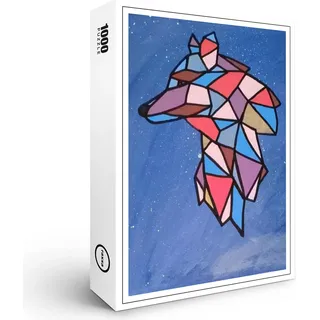 raxxa Premium-Puzzle "Dimón wolf", 1000 Teile