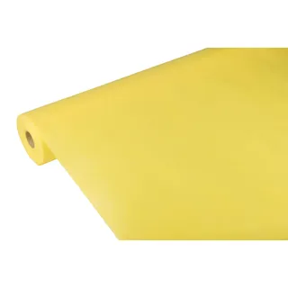 Papstar, Tischdecke, stoffähnlich, Vlies "soft selection" 25 m x 1,18 m gelb, #82341