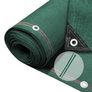 VOUNOT VOUNOT® Zaunblende 1.5×10m, Sichtschutz Zaun 230 g/m2 HDPE Schattiernetz, Grün
